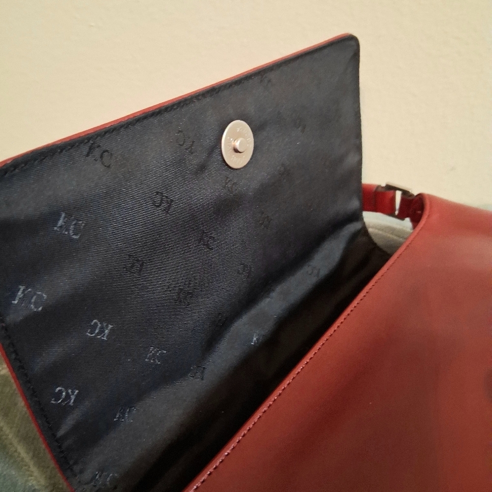 Kenneth Cole Red Handbag - Picture 7 of 9